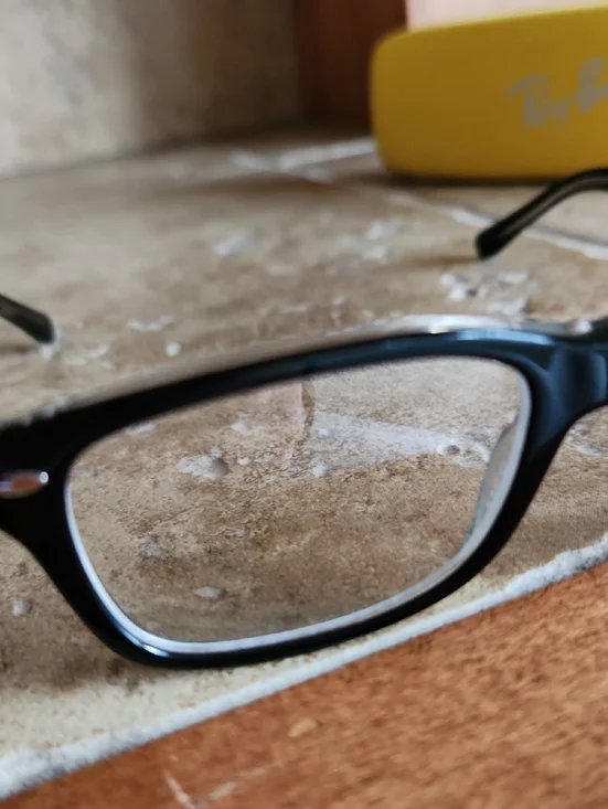 Ray-Ban Youth Black Frame Eyeglasses with Yellow Hard Case - Picture 8 of 16